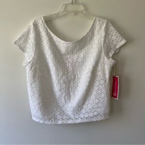 Lilly Pulitzer Target Lace Blouse 1X